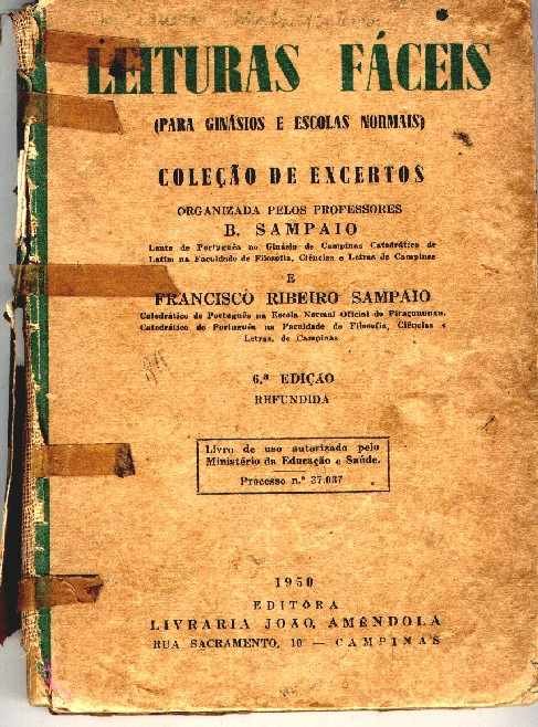 Leituras Fáceis - Editado pela Livraria João Amêndola, 1950 - Campinas, SP - Clique para ampliar